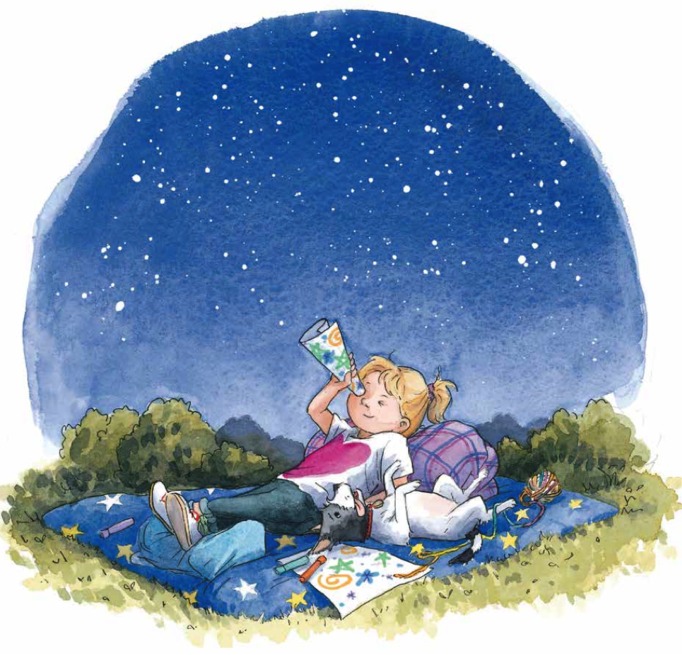 Penny and Jelly Slumber Under the Stars